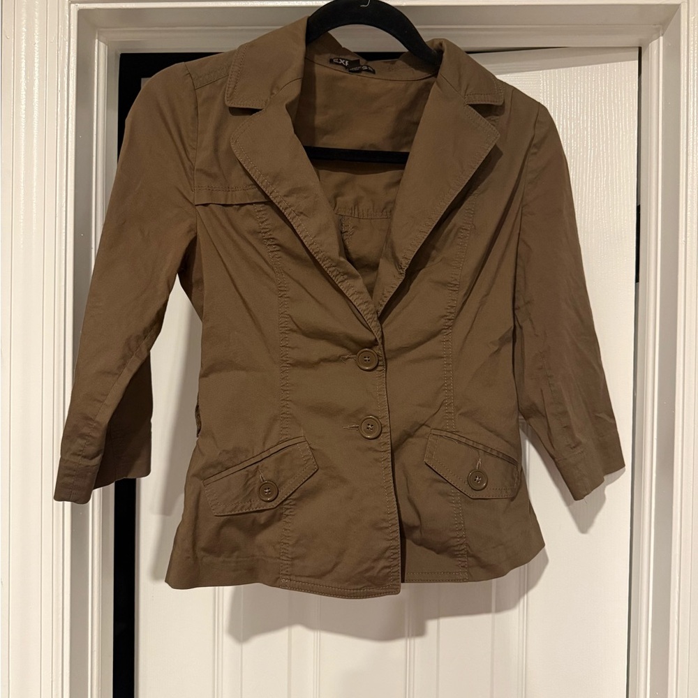 Express green/‎ Brown Women's Jacket size 0